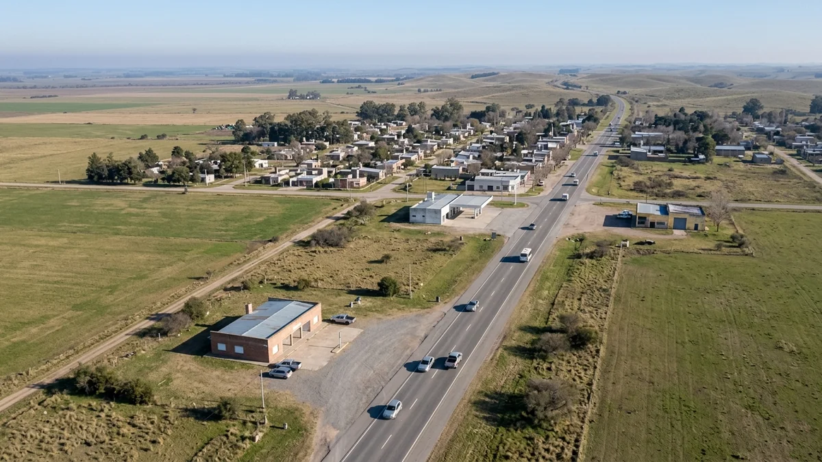 Ruta 8 cruza paisajes pampeanos y poblaciones entre Buenos Aires y Córdoba